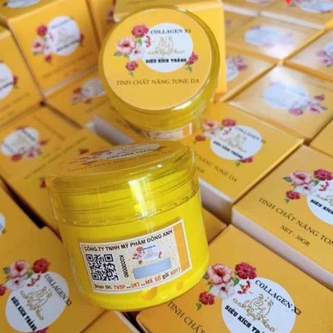 Kem body siêu kích trắng collagen x3- Mỹ Phẩm Đông Anh Hộp 30Gr
