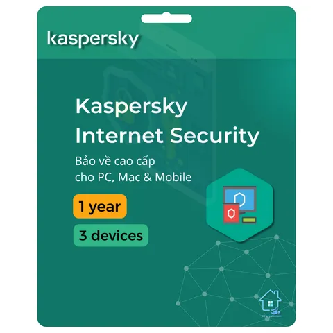 Kaspersky Internet Security for PC 1 năm