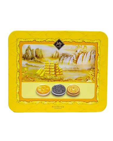 Bánh Quy Lucky Sun 150g (vàng)(hộp thiếc)