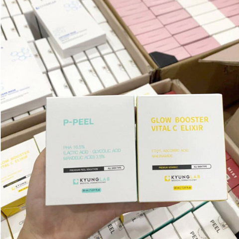 Huyết thanh Glow Booster Vital C Elixir KyungLab 30ml - Serum Tái Sinh Da Chuyên Biệt từ Hàn Quốc, Làm Trắng Sáng, Căng Mịn Da