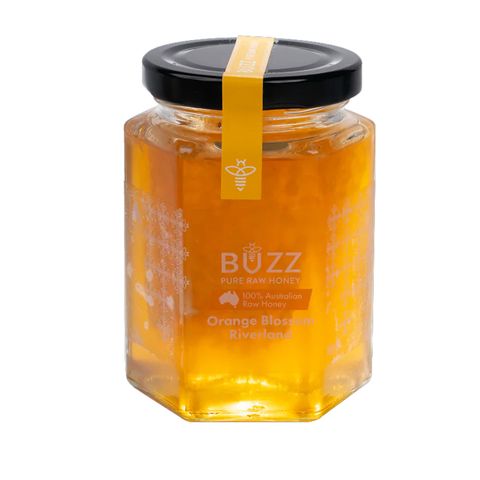 Mật ong hoa cam có sáp ong trong chai – 360g