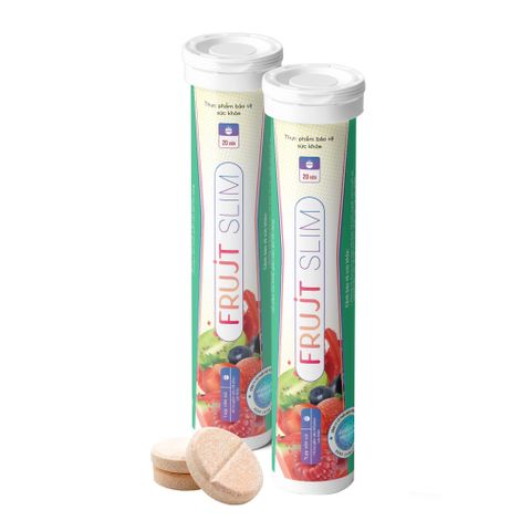 Viên Sủi Hỗ Trợ Giảm cân Frujt Slim Hộp 20 viên