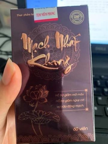 Mạch Nhat Khang hỗ trợ giảm m.ỡ m.áu hộp 60 Viên