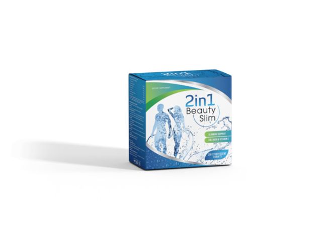 Beauty Slim 2 IN 1 Giúp Giảm Cân, Đốt cháy Mỡ Thừa Hộp 28 Viên Sủi