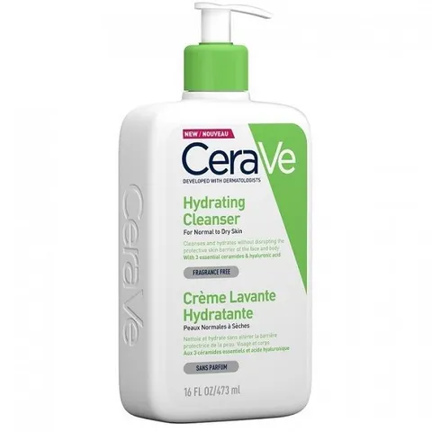 Sữa rửa mặt sạch sâu dành cho da thường và da khô Cerave 473ML