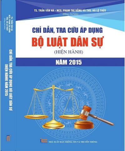 Sách Chỉ dẫn tra cứu áp dụng Bộ luật dân sự năm 2015