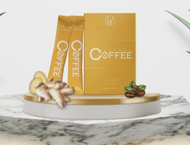 Ginger Coffee Cốt Cà Phê Gừng Hỗ Trợ Giảm Cân Nhanh Hộp 20 gói