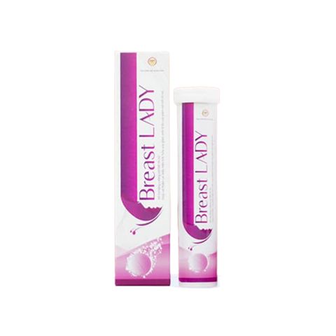 Viên sủi Breast Lady Hỗ trợ săn chắc vòng 1 Tuýp 20 Viên