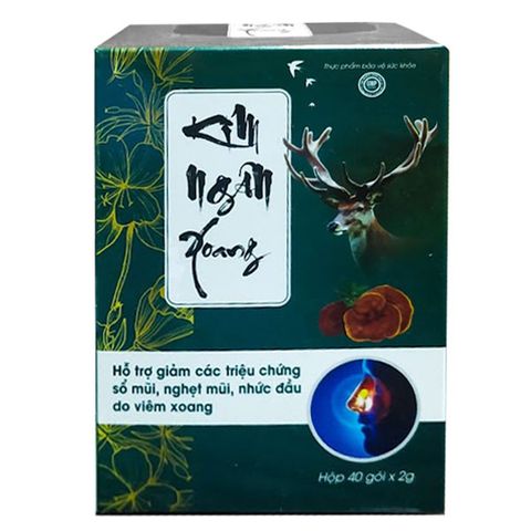 Kim Ngân Xoang Hỗ Trợ Mũi Xoang Hộp 40 Gói