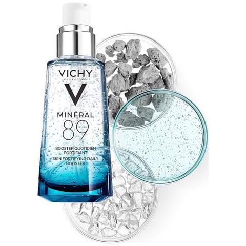 Serum Cấp Ẩm Vichy Mineral 89 - Dưỡng ẩm, Bảo vệ và Phục hồi Da, Bổ sung Hyaluronic Acid, Nước Khoáng Vichy, Chăm sóc Da mặt 30ml, 50ml