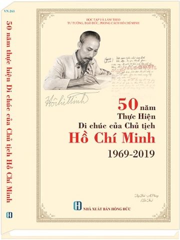 Sách 50 năm thưc hiện di chúc của chủ tịch Hồ Chí Minh