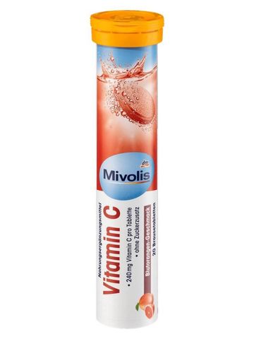 Viên Sủi Vitamin C Hỗ Trợ Tăng Sức Đề Kháng Mivolis - Đức