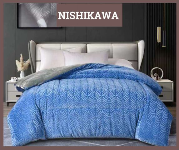 Chăn lông cừu nishikawa nhật bản kích thước 2mX2,3m