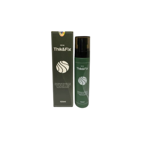Bộ sản phẩm Chăm sóc tóc Thik&Fix - Kích mọc tóc, làm đen tóc, Dầu gội, Dầu xả, Cốm, Xịt dưỡng - Giúp tóc chắc khỏe, bóng mượt