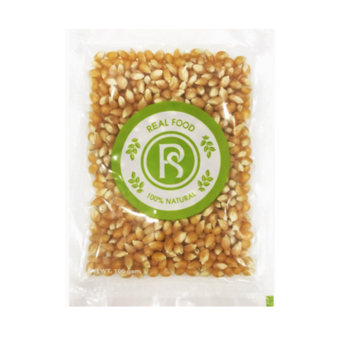 Hạt Bắp Nổ Real Food - Bỏng Ngô Vàng 100% Tự Nhiên, Sản Xuất Tại California, Thực Phẩm Nguyên Liệu Cho Mọi Hoạt Động Giải Trí