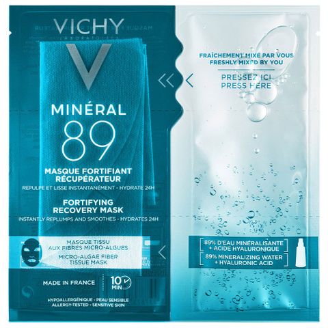 Mặt Nạ Vichy Mineral 89 Recovery Mask 20Gr Hỗ Trợ Phục Hồi và Cấp Ẩm