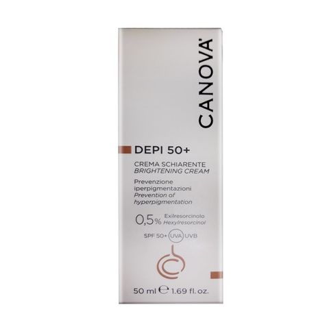 Kem Dưỡng Trắng Da Canova Depi 50+ - Kem Dưỡng Ban Ngày Chống Nắng SPF 50+ Cho Da Nám, Xỉn Màu, Nhạy Cảm 50mL