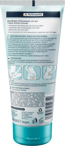 Kem Hỗ Trợ Tan Mỡ Bụng Đùi Balea BodyFIT Cellulite Gel-Creme của Đức