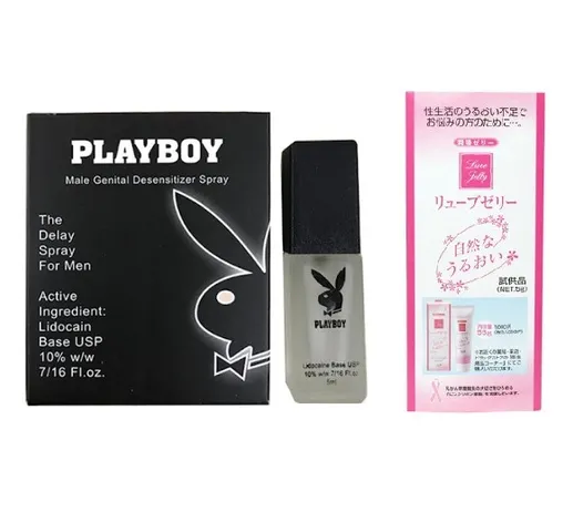 Chai Xịt Playboy Delay Chính Hãng USA Kèm Gel Bôi Trơn Nhật Bản 5g