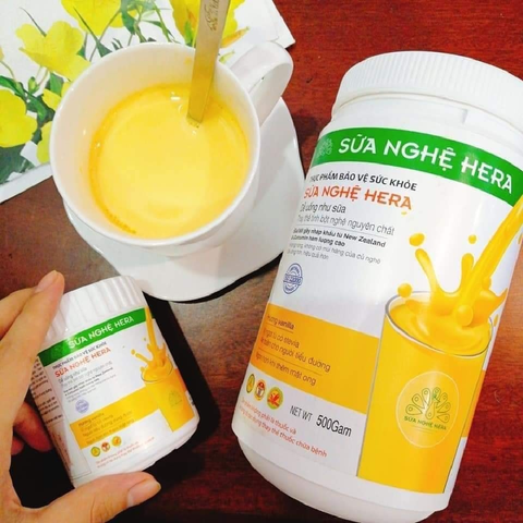 Sữa Nghệ Hera giúp lợi sữa giảm đau dạ dày Hộp 100g