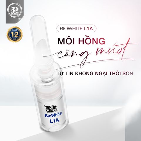 Kem làm hồng môi Nuwhite L1A Mibiti Prudente 5ml - Giúp môi căng bóng, mềm mại và tươi sáng, sản phẩm cao cấp từ Mỹ