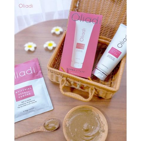 Bột Tẩy Tế Bào Chết 23 Vị Oliadi 1 Hộp 3 túi