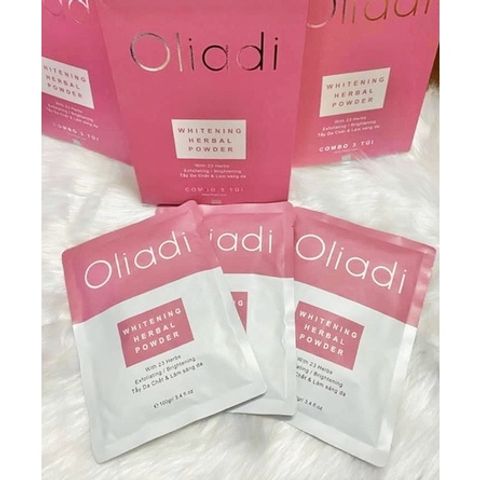 Bột Tẩy Tế Bào Chết 23 Vị Oliadi 1 Hộp 3 túi