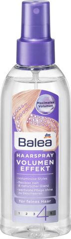 Xịt Dưỡng Hỗ Trợ Phồng Chân Tóc Balea Haarspray Volumen Effekt
