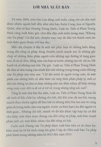 Sách - Khung Cửa Tư Pháp - Ls. Phan Trung Hoài