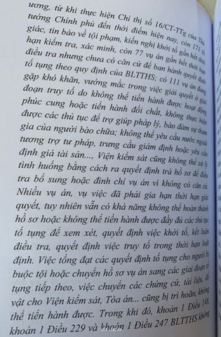 Bộ Luật Tố Tụng Hình Sự Năm 2015 Được Sửa Đổi, Bổ Sung Năm 2021