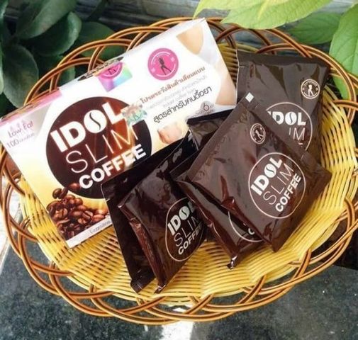 Cà phê hỗ trợ giảm cân Idol Slim Thái Lan hộp 10 gói