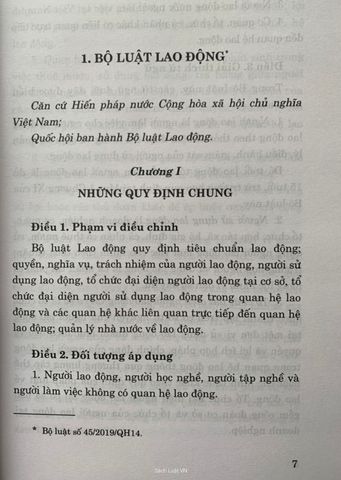 Bộ Luật Lao Động 2019 - Hướng Dẫn Thi Hành và Văn Bản Pháp Luật Cập Nhật NXB Chính Trị Quốc Gia Sự Thật 540 Trang