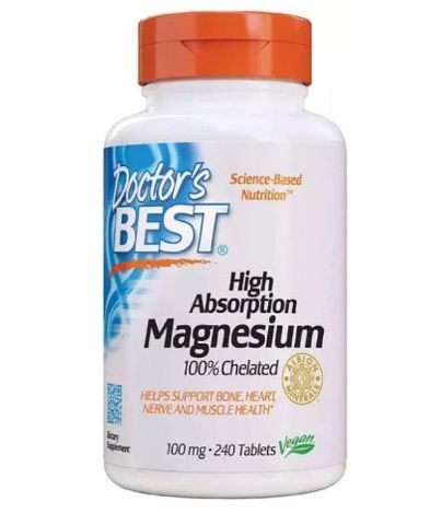 Viên uống bổ sung Magie Doctor's Best Magnesium, 240 Viên