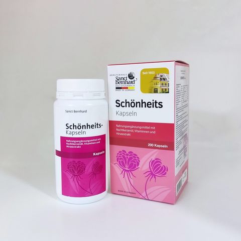 Nội Tiết Tố Nữ - Tinh Dầu Hoa Anh Thảo Schönheit Kapseln của Đức