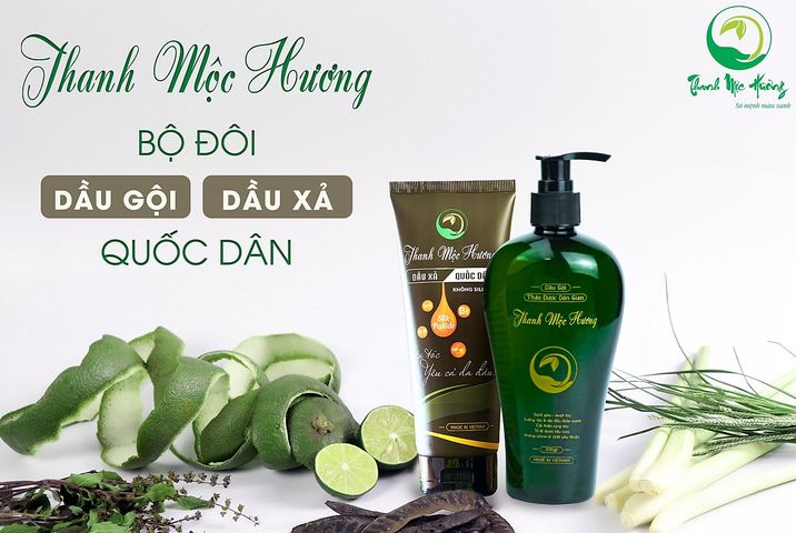 Bộ Đôi Dầu Gội Xả Thanh Mộc Hương Giúp Tóc Khỏe Giảm Nấm