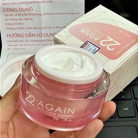Combo Kem Và Serum 22 Again Giúp Da Trắng Hồng