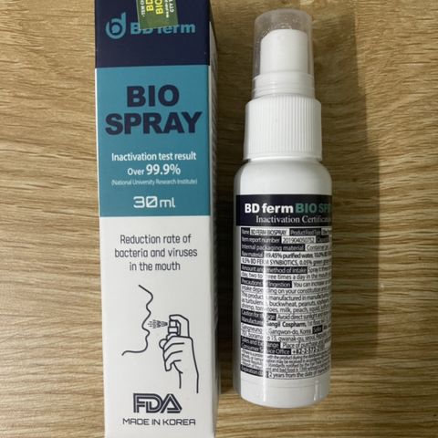 Combo 2 Xịt họng kháng khuẩn sinh học Bio Spray Hàn Quốc 30ml