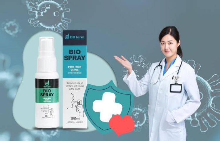 Xịt họng sinh học Bdferm Bio Spray 30ml Giúp Giảm Ho