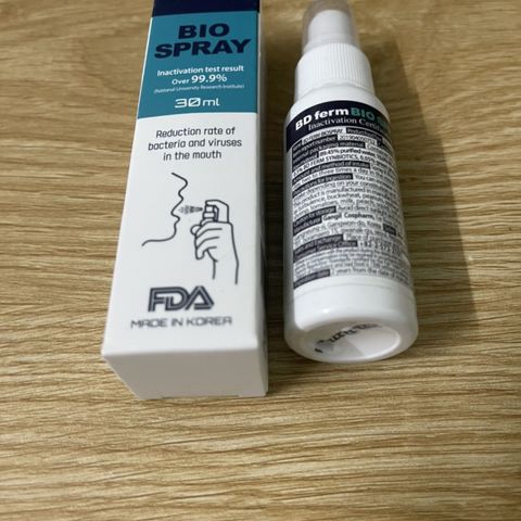 Xịt họng sinh học Bdferm Bio Spray 30ml Giúp Giảm Ho