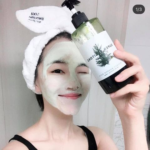 Sữa rửa mặt sủi bọt rau củ thải độc Super vegitoks cleanser Wonder