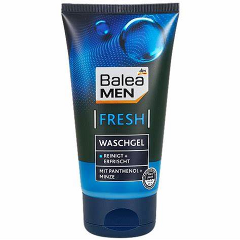 Sữa Rửa Mặt Balea Men Active Carbon và WaschGel Fresh 150g - Gel Rửa Mặt Làm Sạch Sâu, Thích Hợp Cho Da Nam, Siêu Sảng Khoái