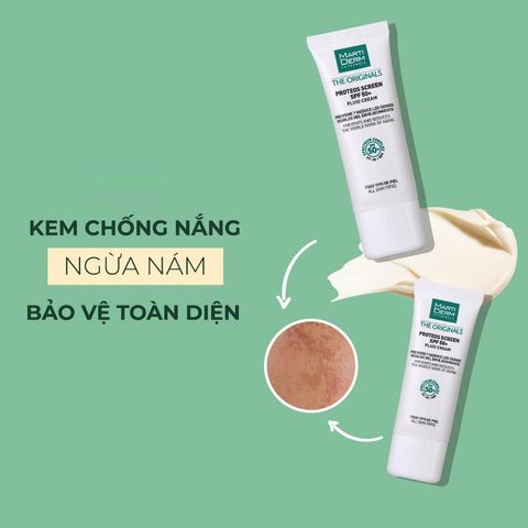 Kem Chống Nắng Ngừa Nám Martiderm Proteos Screen SPF50+ 40ml - Làm Giảm Nám Da, Bảo Vệ Tia UV, Dưỡng Ẩm Toàn Diện