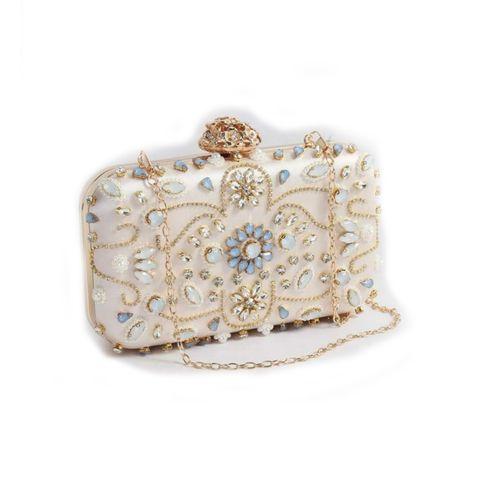 Túi xách clutch ví dự tiệc đính đá Swarovski hàng nội địa Mỹ