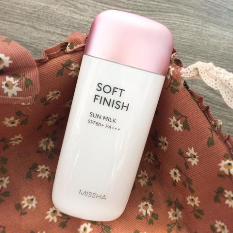 Kem Chống Nắng Missha Soft Hồng Finish SPF 50+ - Bảo Vệ Da Từ Ánh Nắng Hiệu Quả, Lớp Kem Mỏng Nhẹ, Tự Nhiên, Dành Cho Da Dầu, Nhạy Cảm