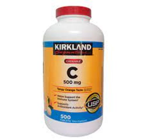 Viên Nhai Giúp Bổ Sung Vitamin C 500mg Kirkland Của Mỹ 500 viên