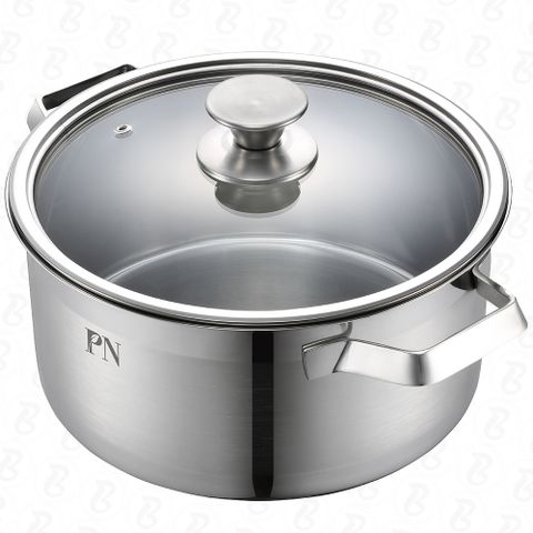 Nồi casserole Inox 1 lớp hiệu PN LCPT-24C(IH) [24cm – 5.3L]