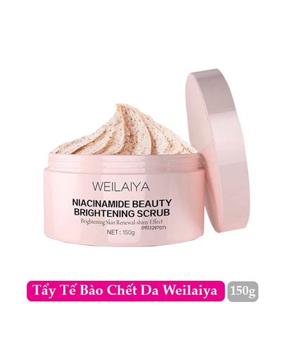 Tẩy da chết toàn thân Weilaiya Niacinamide Brightening Scrub 150g