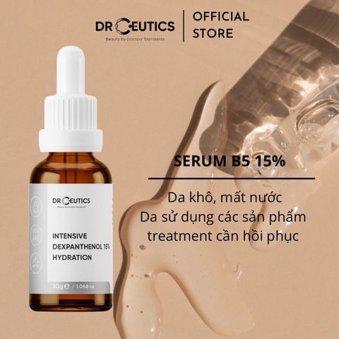 Serum Dưỡng Ẩm B5 Dr Ceutics 30ml - Phục Hồi và Làm Dịu Da, Giảm Đỏ, Tăng Cường Collagen và Elastin