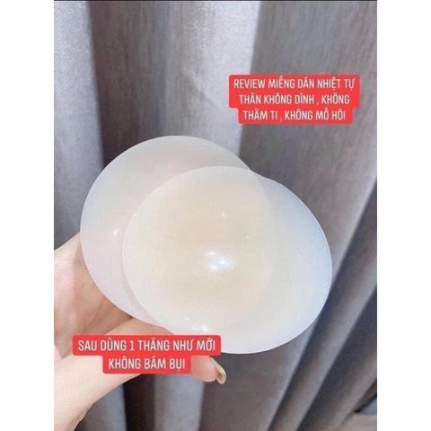 Miếng Dán Ngực Silicon Nâng Ngực Tự Nhiên - Siêu Mỏng, Bám Dính Chắc, Dễ Dàng Vệ Sinh và Tái Sử Dụng - Hàng Chính Hãng OEM