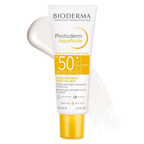 Kem Chống Nắng Bioderma Photoderm Aquafluide SPF50+ 40ml - Bảo Vệ Da Hoàn Hảo Trước Tia UV, Chất Kem Mỏng Nhẹ, Thấm Nhanh